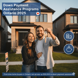 First-time home buyers in Ontario can access up to $50,000 in down payment assistance